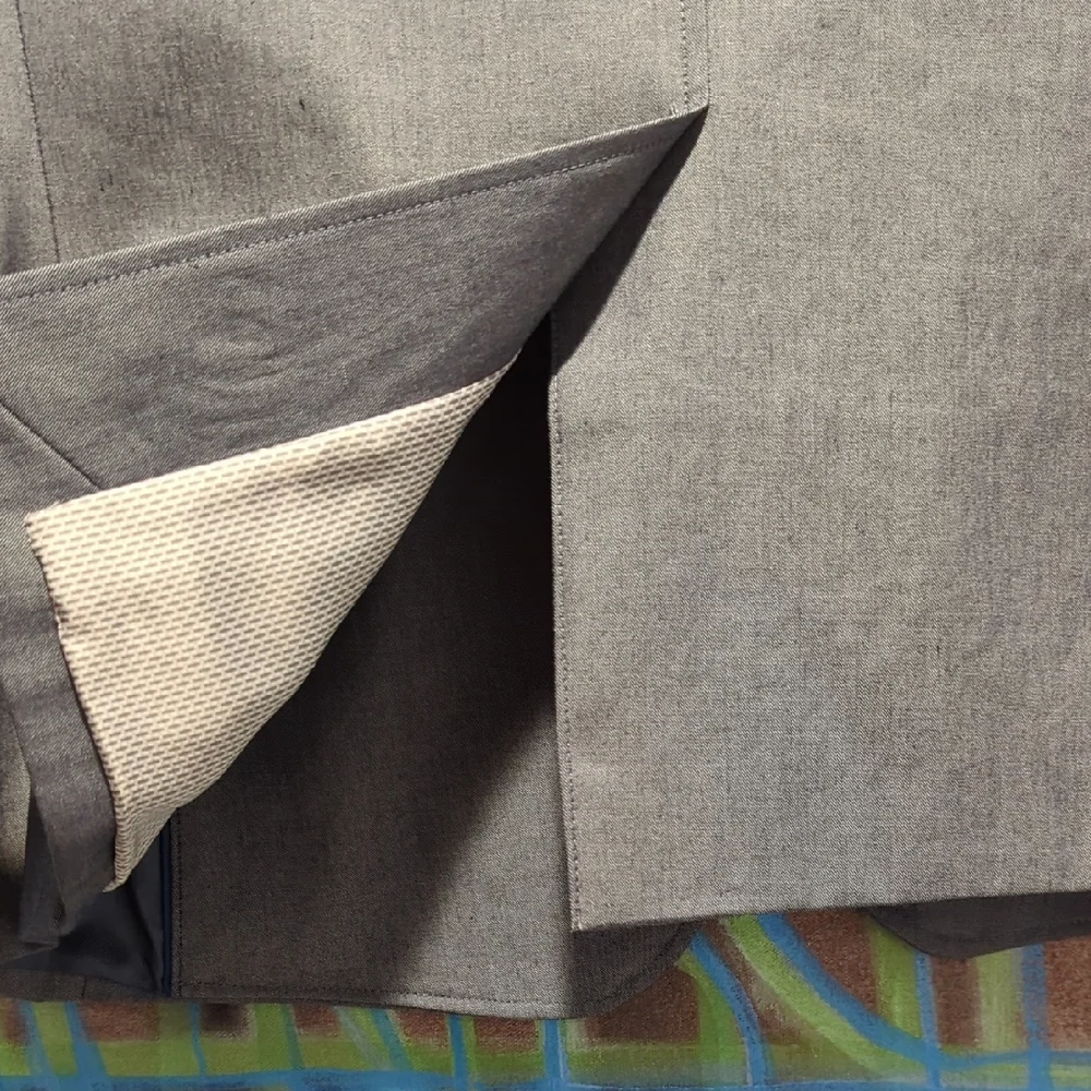 Banana Republic Men's Tailored Fit Blue/Gray Sport Coat 40S - Picture 6 of 11